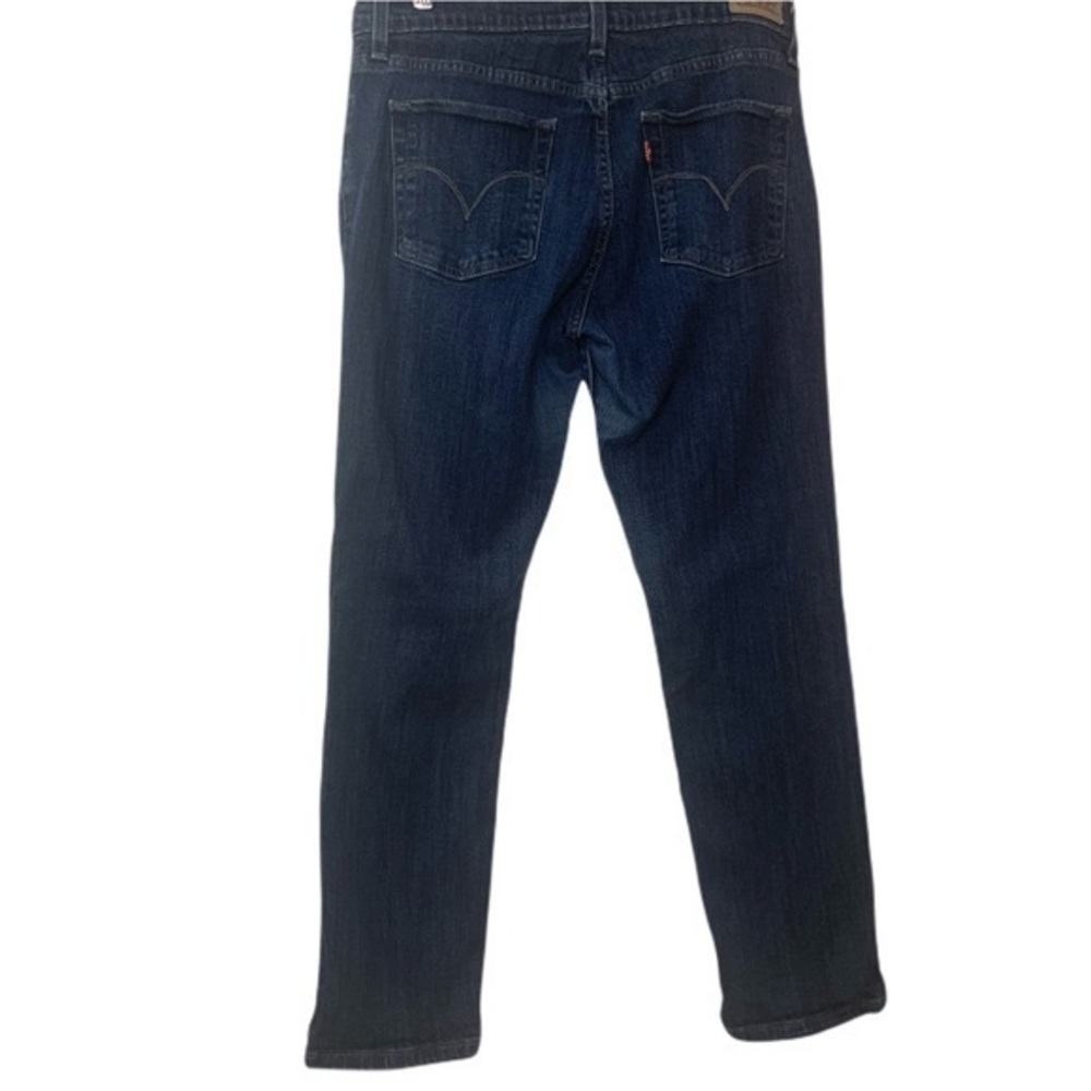 Levis Mid Rise Skinny Medium Blue Wash Denim Jeans
